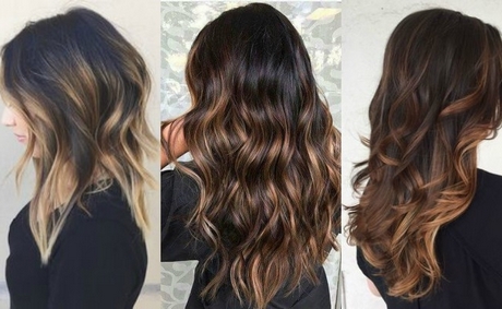 zwart-haar-met-highlights-29 Zwart haar met highlights