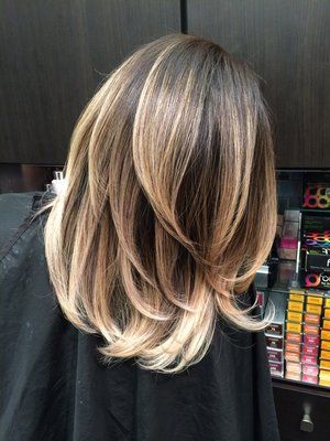 halflang-haar-balayage-40_11 Halflang haar balayage