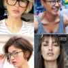 Korte kapsels 2023 dames met bril